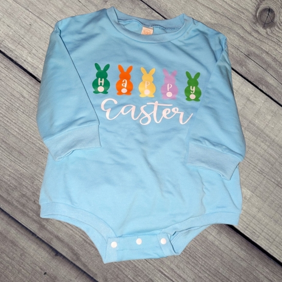 Easter Romper and Hat Unisex Bodysuit, 3T - Picture 6 of 9